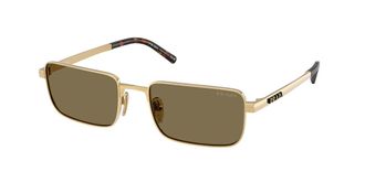 Prada PR D54S 24J90F Mens Sunglasses Gold Size 55
