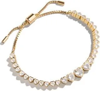 BaubleBar Marina Bracelet in Clear/Gold at Nordstrom Rack