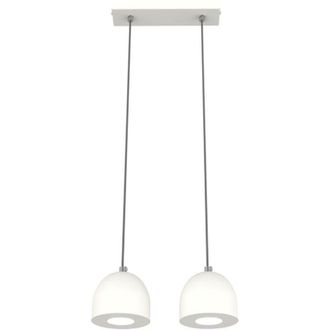 Lumicom Campanella Lampara De Techo Lineal X2 Monocolor Mate