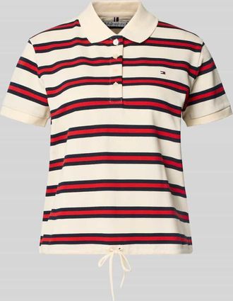 Tommy Hilfiger Regular Fit Poloshirt aus Baumwoll-Mix in Rot, Gr&ouml;&szlig;e XL
