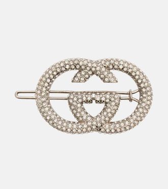 Gucci Interlocking G embellished barrette