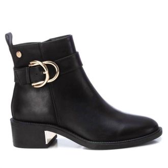 Xti Womens Faux Leather Booties In Black