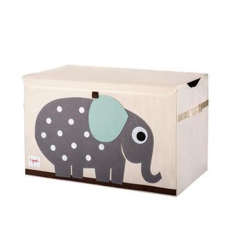 3 Sprouts 3 Sprouts - Toy Chest - Gray Elephant