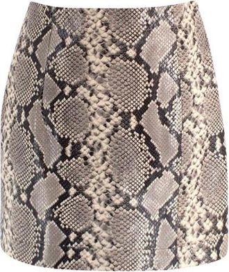 The Attico The Attico Snake Print Mini Skirt Size XS