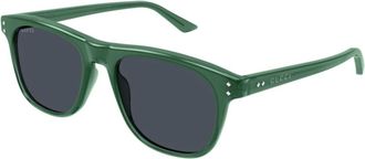 Gucci Accessoires, unisex, Groen, ONE Size, Stijlvolle zonnebril Gg 1893S