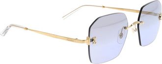 Cartier Accessoires, unisex, Geel, ONE Size, Zonnebrillen