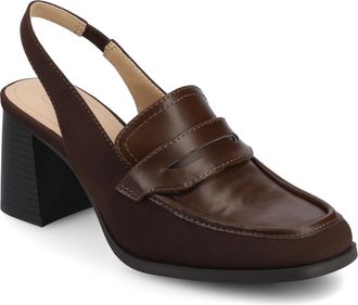 Journee Collection Womens Henrika Moc Toe Pumps