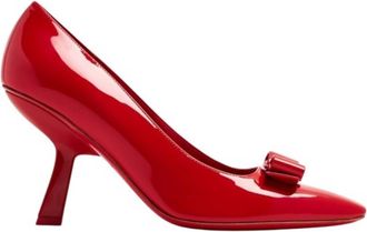 Ferragamo Ferragamo Patent Leather Vara Bow Pumps