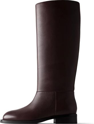 L37 Simple Boots - Dames - Hoge Laarzen - Rood - 36 EU - Leer - Schoenen