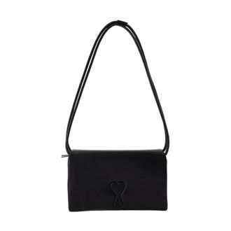 Ami Voulez Vous Shoulder Bag - female - Ami Paris - Shoulder Bags - Black - ONE SIZE - Bags