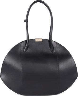 Nina Ricci Le Bal grote leren tas met handgreep - Zwart