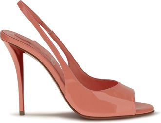 Christian Louboutin Womens Pumps Sofia Z Patent Calf Leather Grapefruit-Lin Grapefruit Grapefruit/lin High Heel Shoes