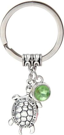 Generic Tortoise Keyring Sea Turtle Pendant Keychain Gift Jewelry Keychain for Men and Womengreen Multicoloured