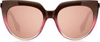 Etro Tailoring cat-eye frame sunglasses - women - Acetate - One Size - Brown