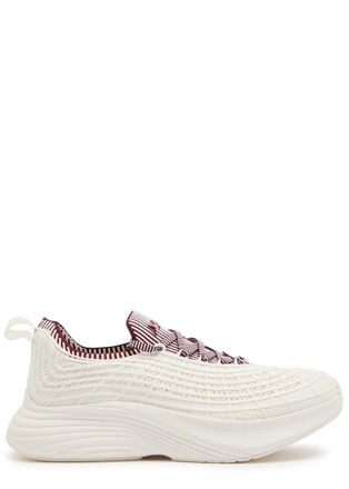 Athletic Propulsion Labs Techloom Zipline Embroidered Knit Sneakers - White - 10 (IT40.5 / UK7.5)