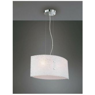 Trio L&aacute;mpara De Cocina Suspensi&oacute;n Cristal Transparente Elisa 2xe27 Lighting