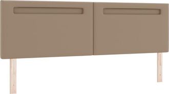 vidaXL Headboard Wall-mounted with Headboard Cappuccino 180 cm pvc Vidaxl