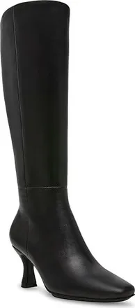 Anne Klein Perfection Womens Boots Black Leather : 6.5 M