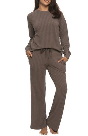 Felina Serena Lounge Set in Shale at Nordstrom, Size Large