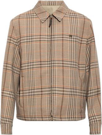 Burberry Bloomsbury Jacket - Heren - Zomerjassen - Bruin - M - Wol - Jassen