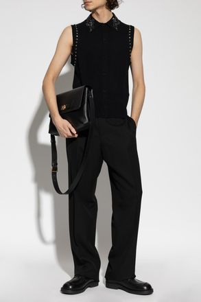 Versace Sleeveless Top, Mens, Black