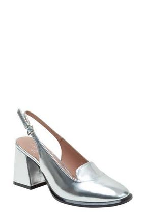 Linea Paolo Bernice Slingback Pump in Silver at Nordstrom Rack, Size 10