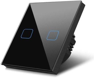 OEM Interruttore Della Luce A Sfioramento Con Cambio Colore E Retroilluminazione A Led, Moderno Interruttore A Parete In Vetro, 85 X 85 Mm