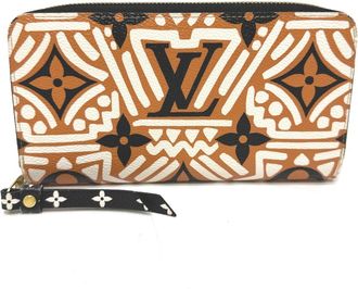 Louis Vuitton Monogram Graffiti Brown Monogram Long Wallet (Bi-Fold) (Pre-Owned)