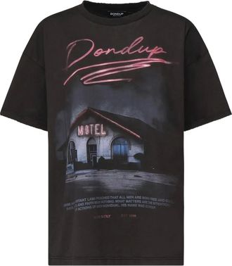 Dondup T-shirt con grafica - Nero