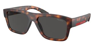 Prada Dark Grey Square Mens Sunglasses PS 04ZS 17X06F 56