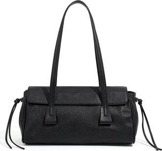 Generic JCVBN Womens Shoulder Bag Large Capacity Cowhide Luxury Handbag Long Strip Black Womens Bag Female