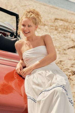 Line & Dot Oia Strapless Maxi Dress