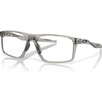 Oakley 56mm Rectangle optical glasses in Grey at Nordstrom