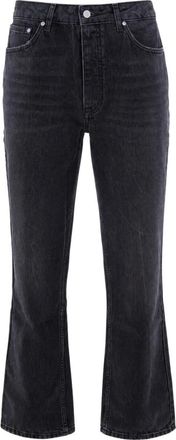 Represent Cropped Jeans - Dames - Cropped Jeans - Zwart - W32 - Katoen - Jeans