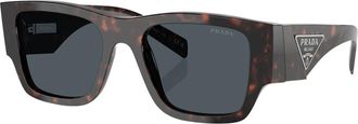 Prada Square Zonnebrillen - unisex - Zonnebrillen - Bruin - 54 MM - Accessoires
