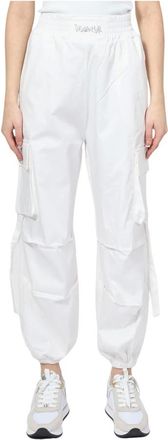 Disclaimer Donna, Pantaloni, Bianco, L, new
