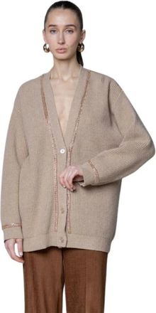 Kaos Cardigan - - Knitwear - Donna - Beige - S