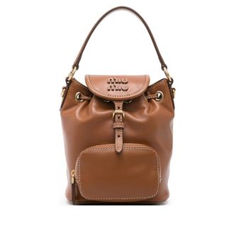 Miu Miu Logo Flap-top Mini Bag