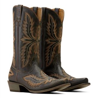 Ariat Mens Ryman Western Boots In Old West Black