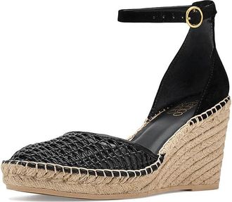 Franco Sarto Idalia Womens Shoes Black Woven : 7.5 M, Synthetic