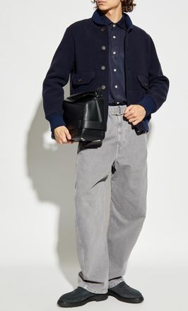 Eleventy Wool Jacket, Mens, Navy Blue