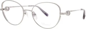 Chopard Ladies Silver Tone Rectangular Eyeglass Frames Vchf16S