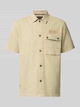 PME Legend Regular Fit Freizeithemd mit Kentkragen und Brusttasche in Sand, Gr&ouml;&szlig;e XXL