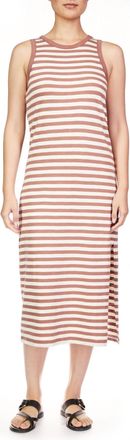 Sanctuary The Neutral Striped Maxi Dress In Brown