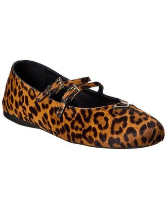 Prada Dnu Inv Prada Haircalf Ballerina Flat