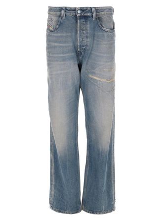 Diesel 2024 D-Macs Relaxed Faded Jeans