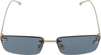 Fendi First Crystal Zonnebril - unisex - Zonnebrillen - Geel - 54 MM - Accessoires
