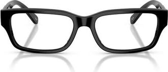 Diesel 56mm Square Optical Glasses in Black/demo at Nordstrom