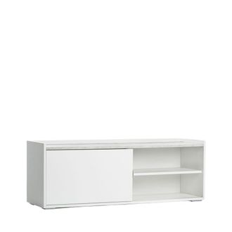 Klast Mueble Tv efecto madera blanco 140x51 cm