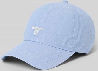 Barbour Basecap aus reiner Baumwolle Modell NELSON CHAMBRAY C in Bleu, Gr&ouml;&szlig;e 1